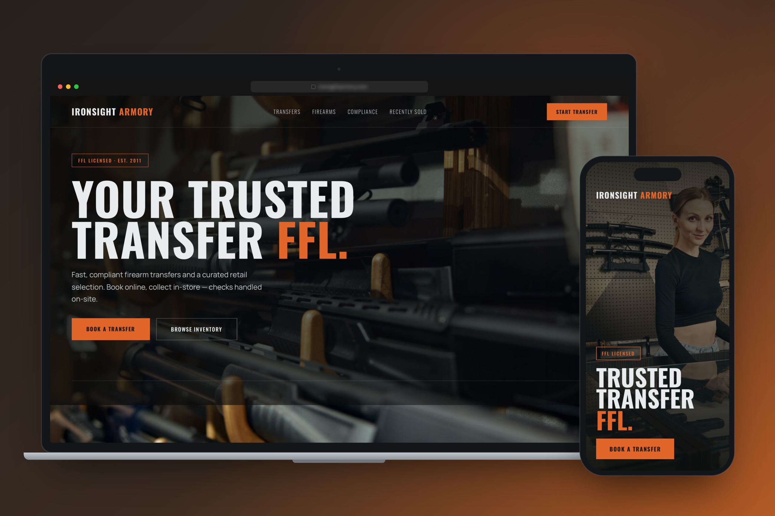 Firearms Transfer & Retail Website