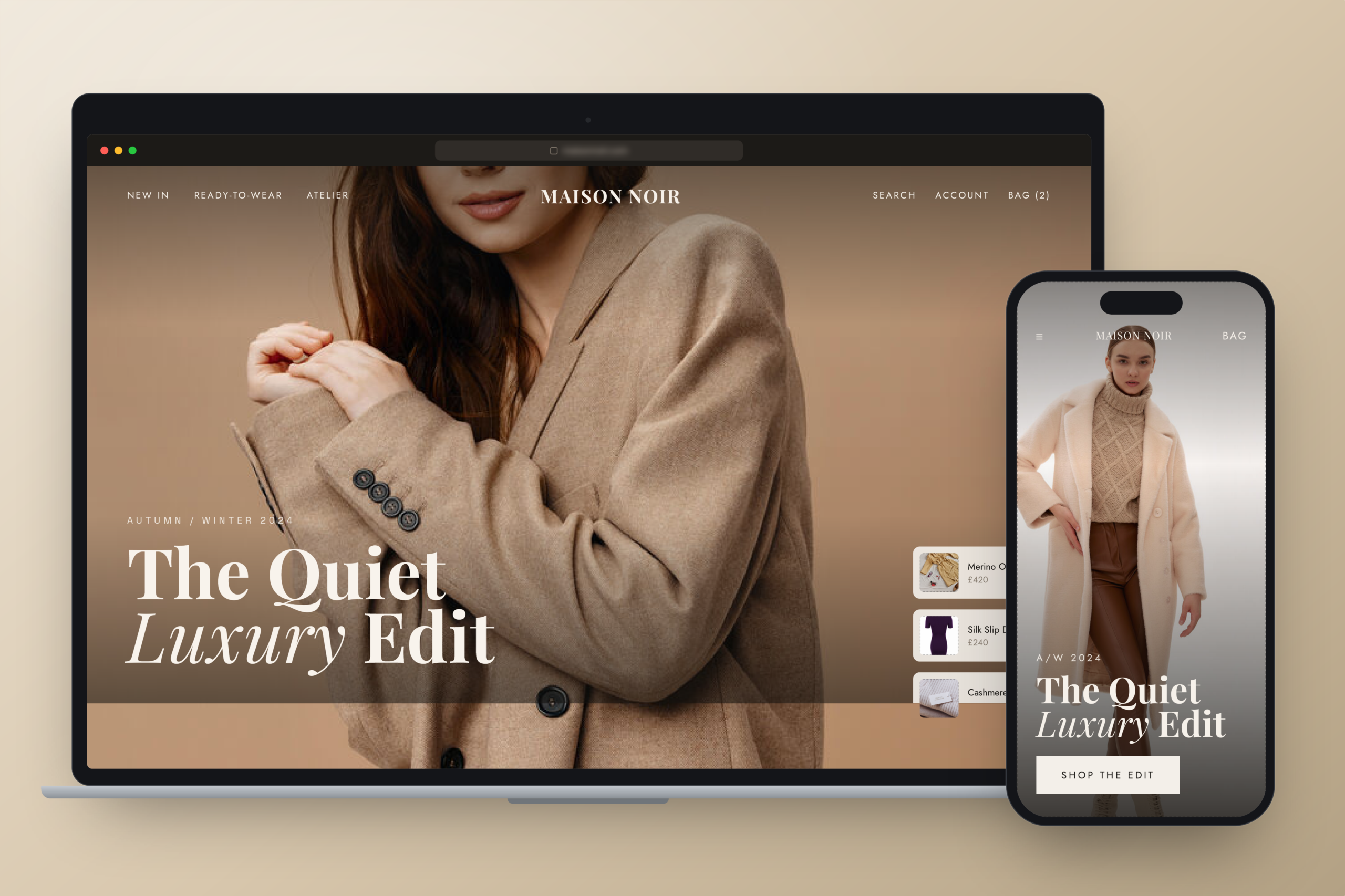 E-commerce Fashion Brand Redesign